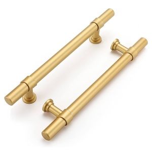 Haliwu 10 Pack Gold Cabinet Handles